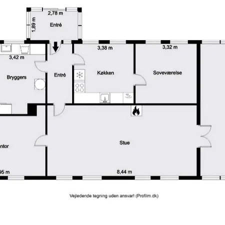 Cozy House Near Ferieby Casa de Férias